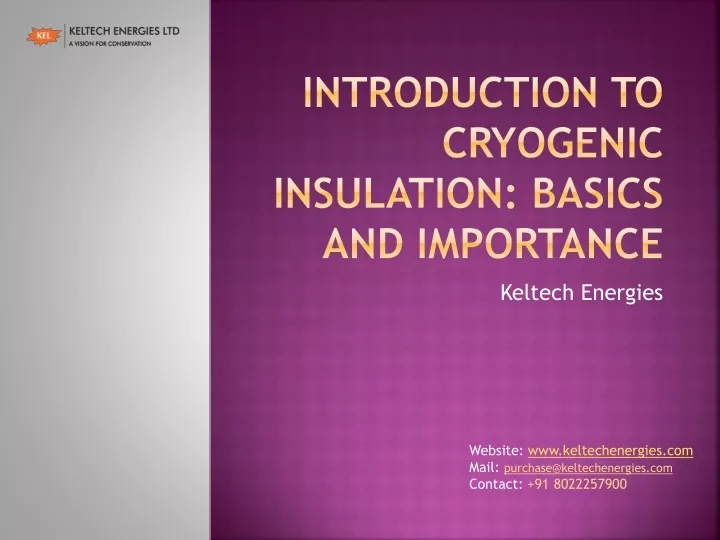 introduction to cryogenic insulation basics and importance