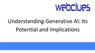 understanding generative ai its potential