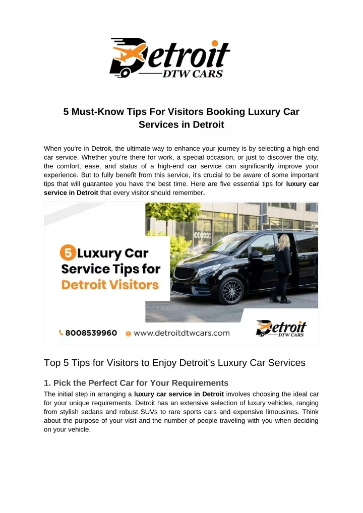 5 must know tips for visitors booking luxury