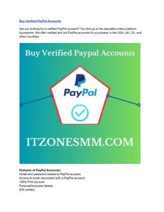 The Essential Guide to Buy Verified Paypal Accounts