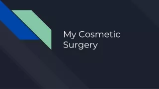 My Cosmetic Surgery