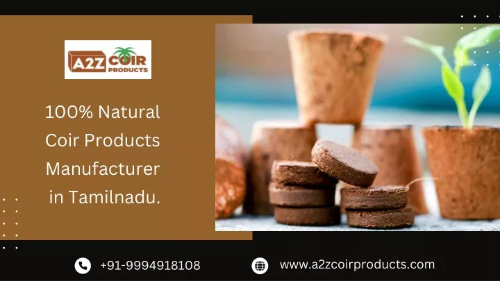 100 natural coir products manufacturer