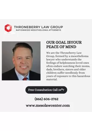 California mesothelioma attorney