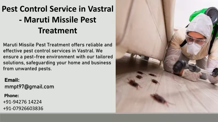 pest control service in vastral maruti missile