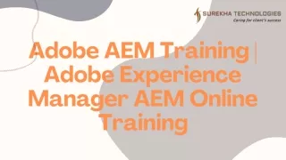 adobe aem training adobe experience manager