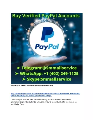 5 Best Sites To Buy Verified PayPal Accounts in 2024 (1)