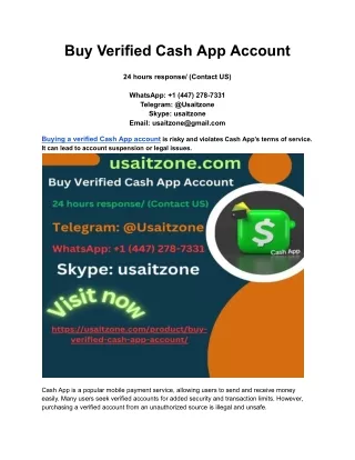 Buy Verified Cash App Account