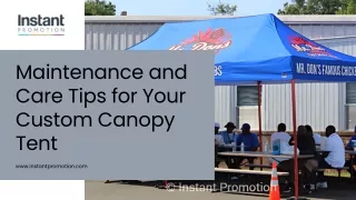 maintenance and care tips for your custom canopy
