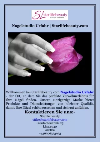 Nagelstudio Urfahr  Starlifebeauty.com