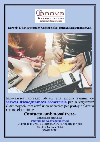 Serveis D'assegurances Comercials  Innovaassegurances.ad