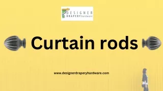 Versatile Curtain Rods to Complement Any Decor