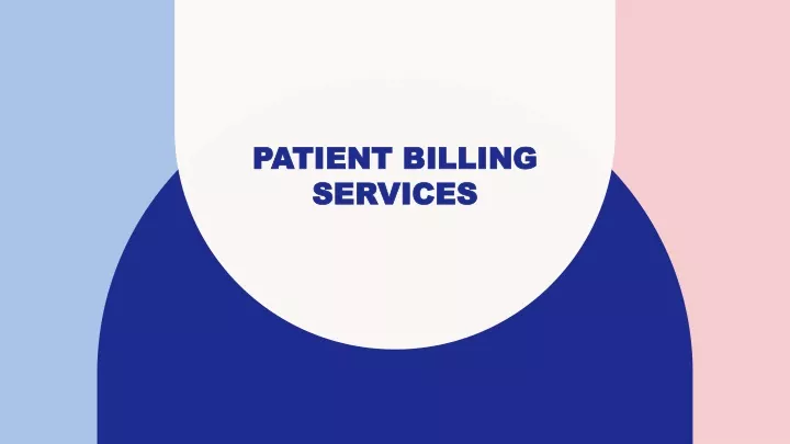 patient billing services