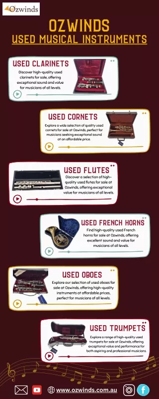 Used Musical Instruments  Ozwinds