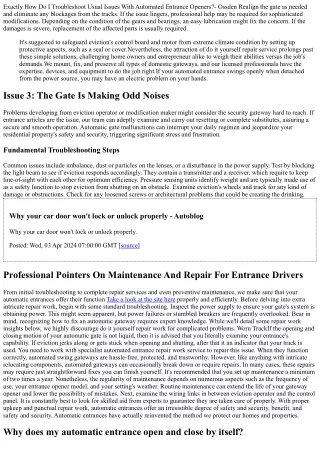 4 Typical Problems In Gateway Automation Systems With Solutions