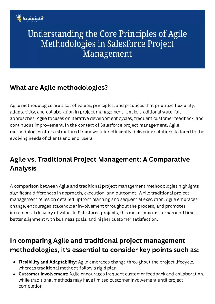 understanding the core principles of agile