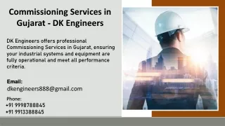 Commissioning Services in Gujarat - DK Engineers