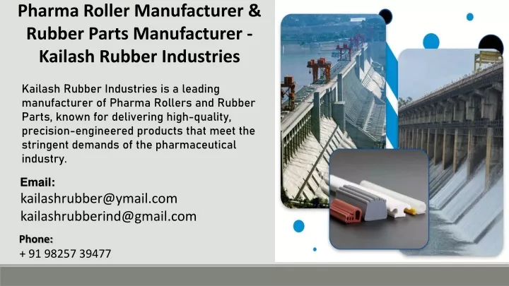 pharma roller manufacturer rubber parts