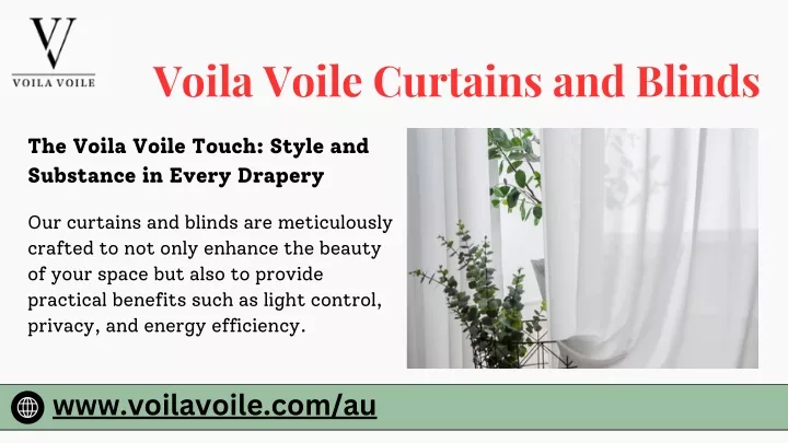 voila voile curtains and blinds