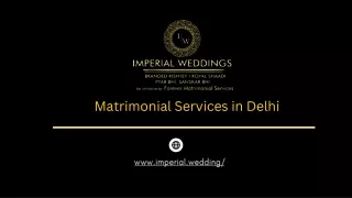 Matrimonial Services in Delhi  (1)