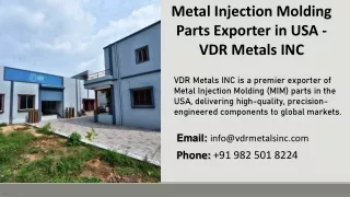 Metal Injection Molding Parts Exporter in USA - VDR Metals INC