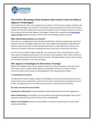 your path to becoming a data scientist data