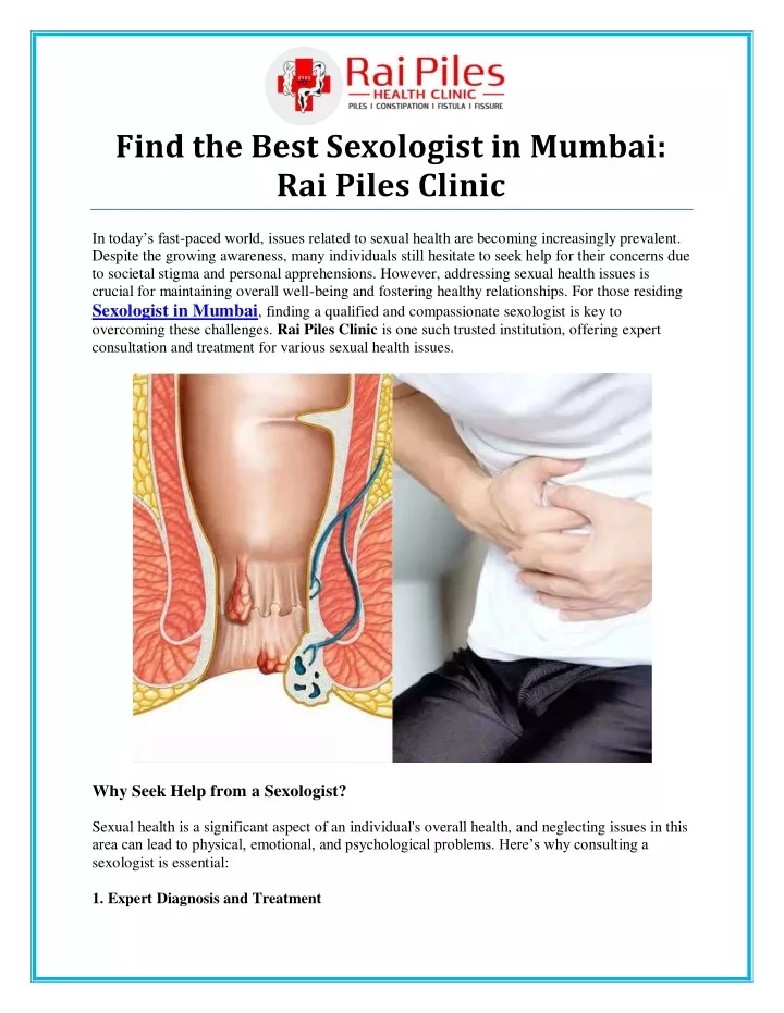 find the best sexologist in mumbai rai piles