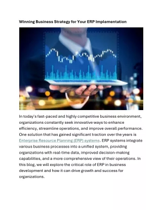 winning business strategy for your