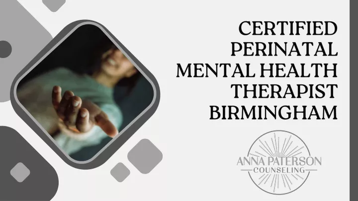 certified perinatal mental health therapist