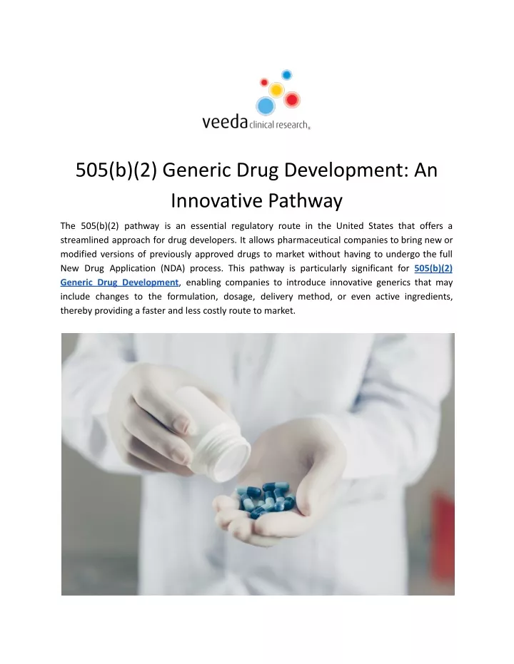 505 b 2 generic drug development an innovative