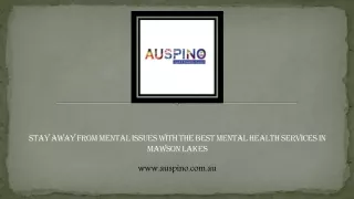 Stay Away From Mental Issues With The Best Mental Health Services in Mawson Lakes