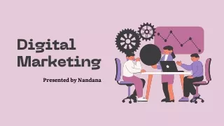 Digital Marketing Plan Presentation by nandana