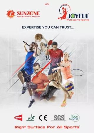 JOYFUL PVC Sports Flooring by Sunzone Team