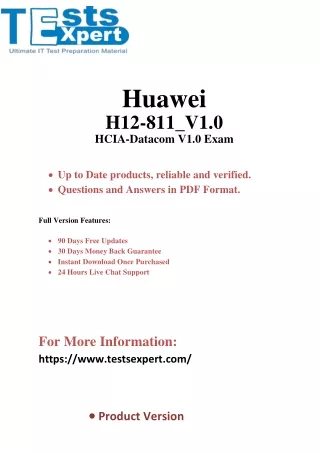 huawei h12 811 v1 0 hcia datacom v1 0 exam