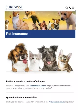 pet insurance australia
