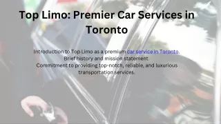 Car Service Toronto