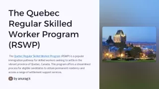 the quebec regular skilled worker program rswp