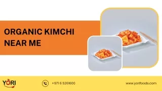 organic kimchi near me