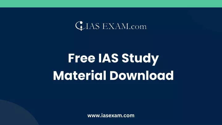 free ias study material download