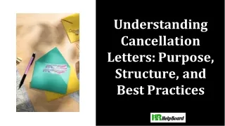 understanding cancellation letters purpose
