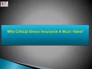 Top Benefits Of Critical Illness Insurance In India