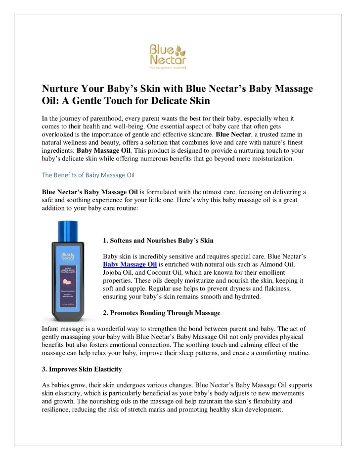 nurture your baby s skin with blue nectar s baby