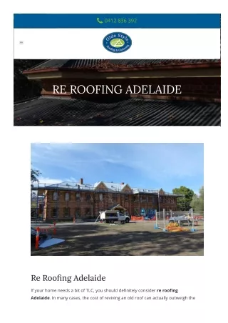 Re Roofing Adelaide