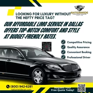 Affordable Limo Service Dallas