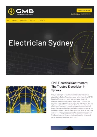 Electrician Sydney