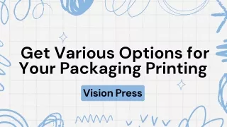 Innovative Packaging Printing Solutions for Your Brand Success