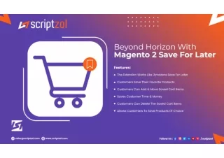 Scriptzol Magento 2 Save For Later