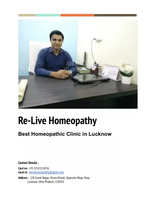 Best Homeopathic Clinic in Lucknow