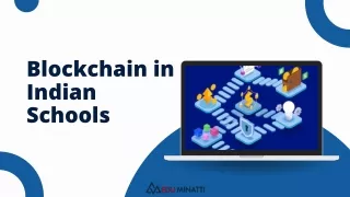 blockchain in indian schools