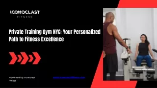 Private Training Gym NYC Your Personalized Path to Fitness Excellence