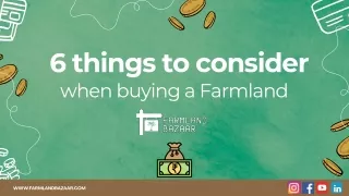 6 Things to Consider When Investing in a Farmland